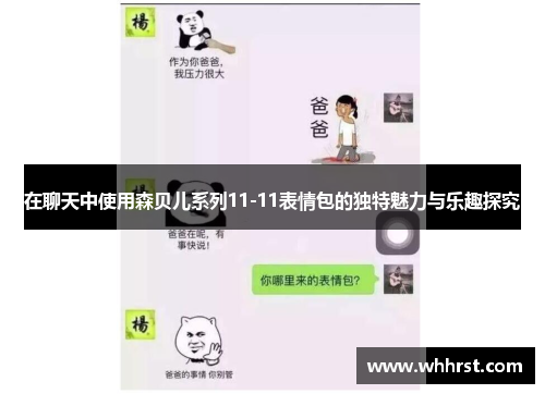 在聊天中使用森贝儿系列11-11表情包的独特魅力与乐趣探究